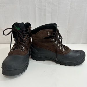 Itasca Men's Dark Brown and Black Snow Boots
